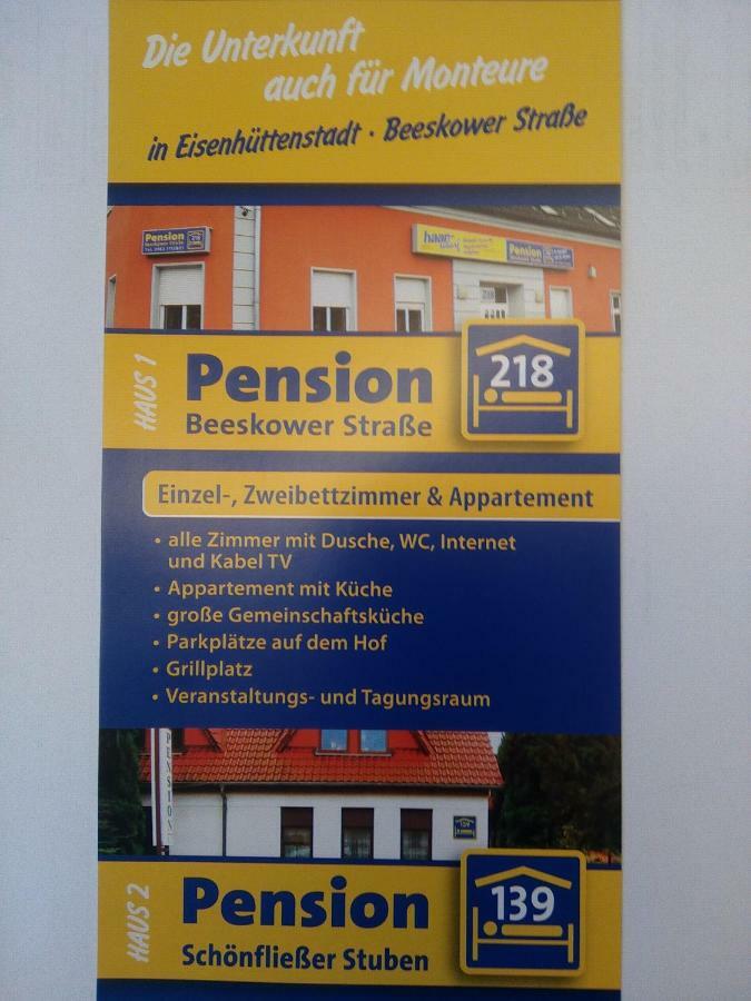 Zimmervermietung Schoenfliesser Stuben Auch Fuer Monteure Eisenhuettenstadt Luaran gambar